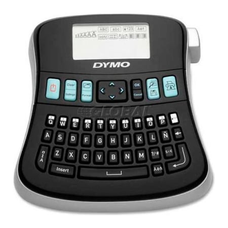 Rubbermaid Dymo Thermal Transfer Printer, DYM, Black, Nylon Tape Print Media 1738976